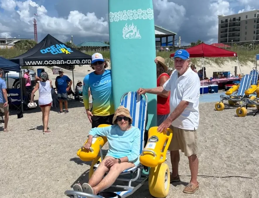 Waves of Joy: Liberty Senior LIving beach Day