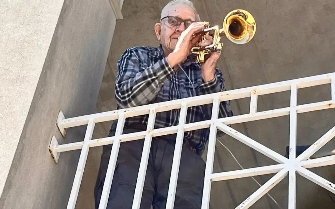 A 95-Year-Old’s Trumpet Brings Sweet Tunes and Smiles to Heritage Pointe of Warren