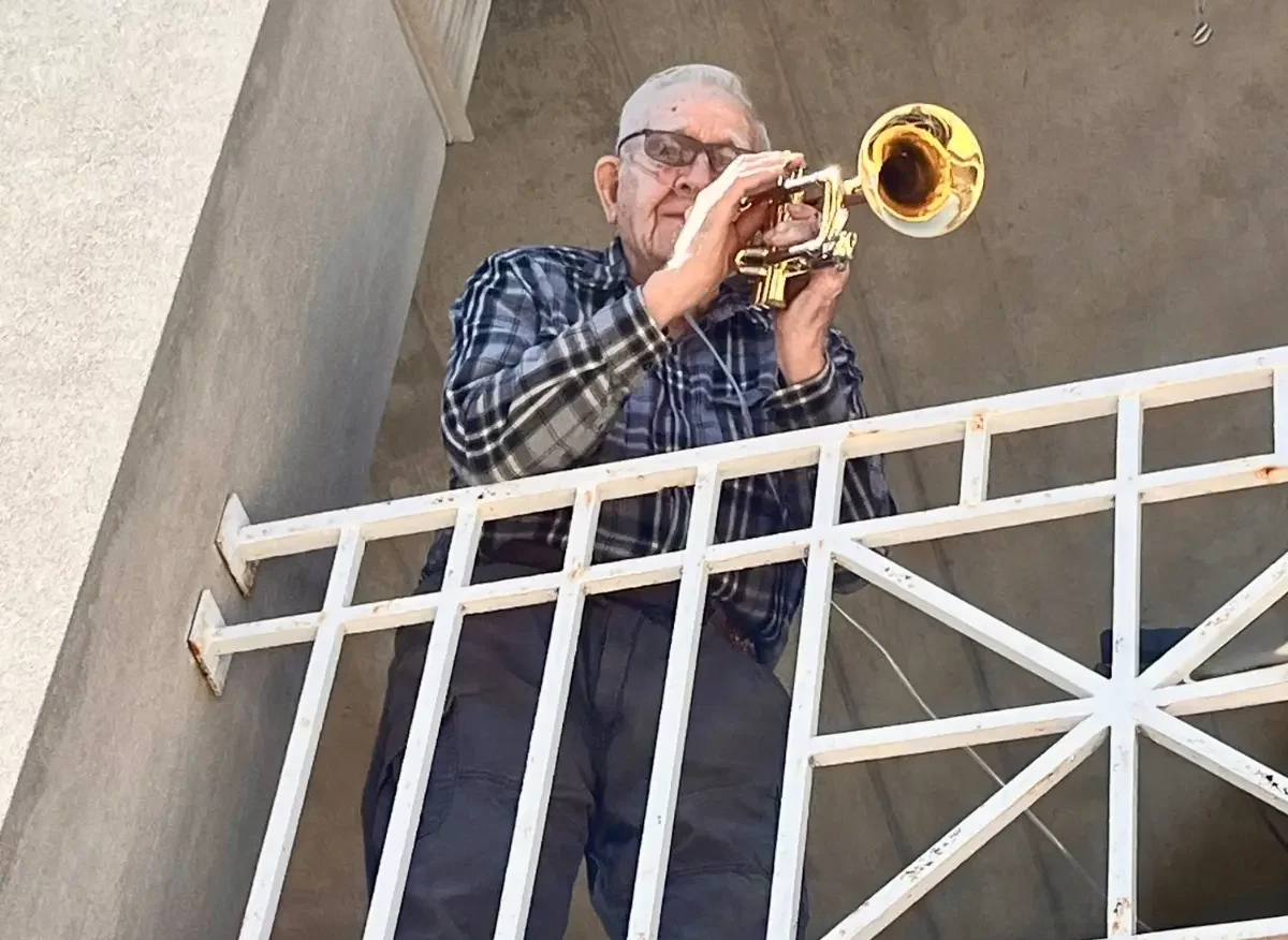 A 95-Year-Old’s Trumpet Brings Sweet Tunes and Smiles to Heritage Pointe of Warren
